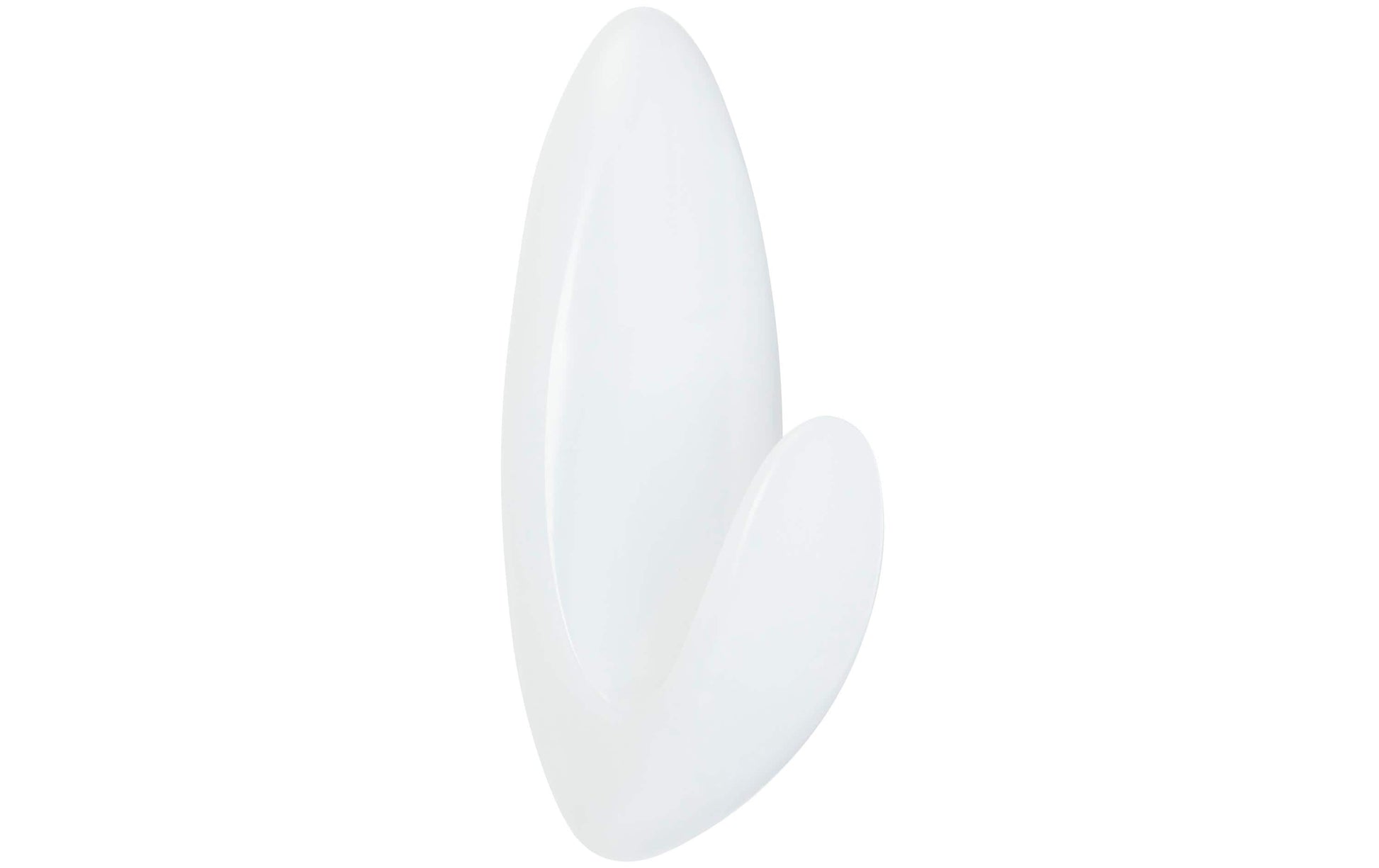 Command Haken BATH17-CF-1-FGN – Kunststoff, 2,2 kg, Klebestreifen, Weiss