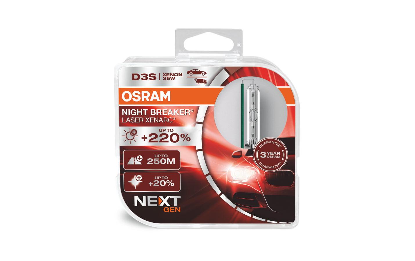 Osram Leuchtmittel XENARC Night Breaker Laser PK32d-5 – 3200 lm, 4400 K