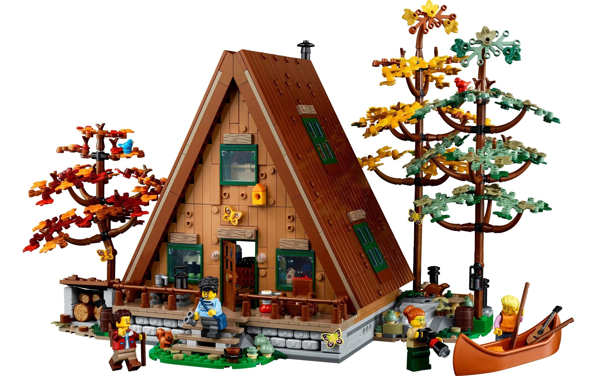 LEGO Ideas A-Frame Cabin 21338 3D Puzzle – 2082 Teile – 21 × 24 × 22 cm – ab 18 Jahren
