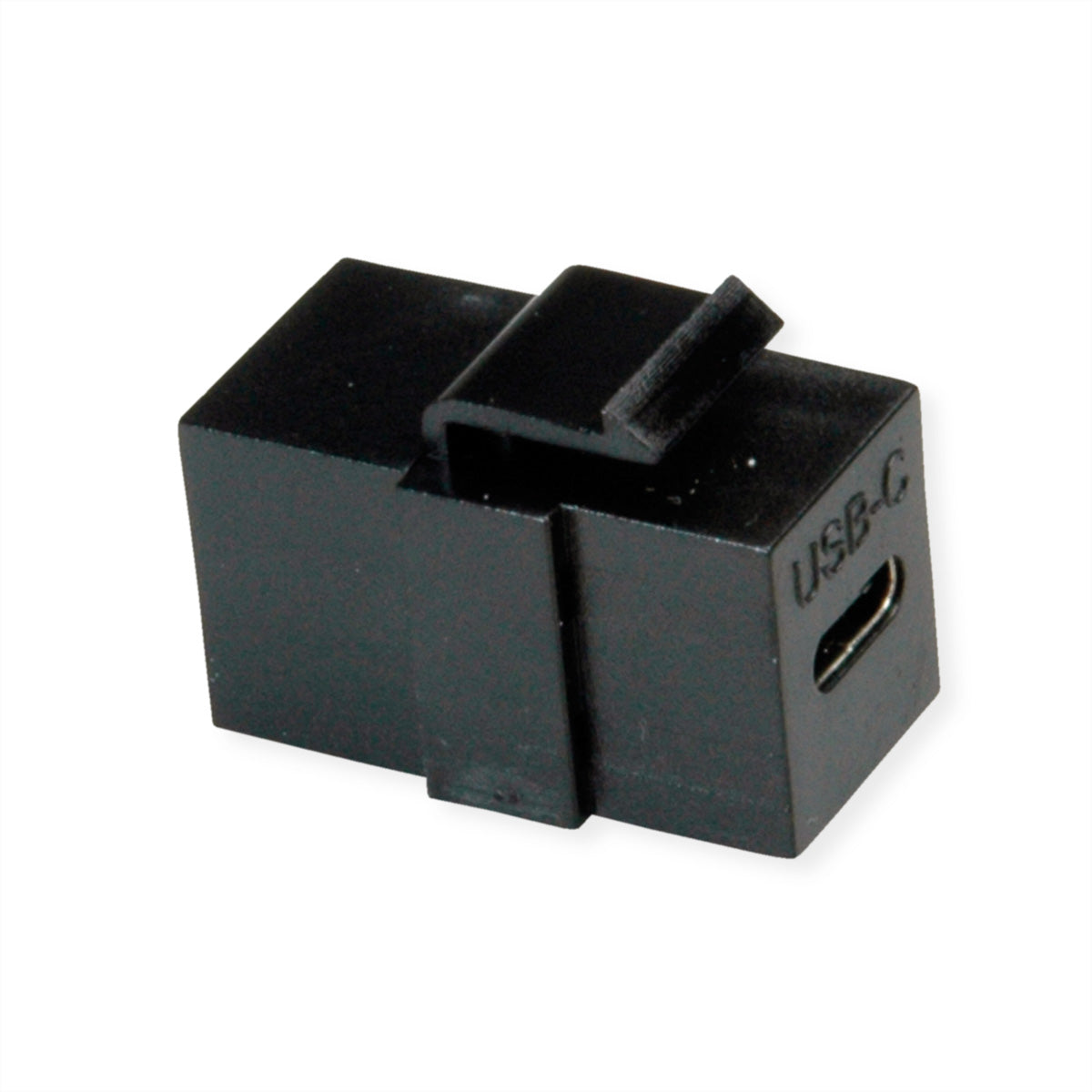 VALUE USB-Adapter USB-C auf USB-C (Buchse auf Buchse) – USB 3.2 Gen 2 (10 Gbit/s) – Schwarz