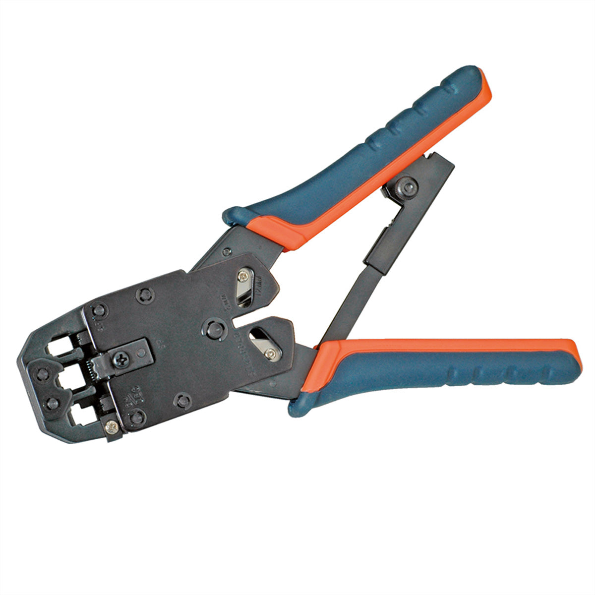 VALUE Crimpzange – für RJ45/RJ11, mit Schneider & Abisolierer