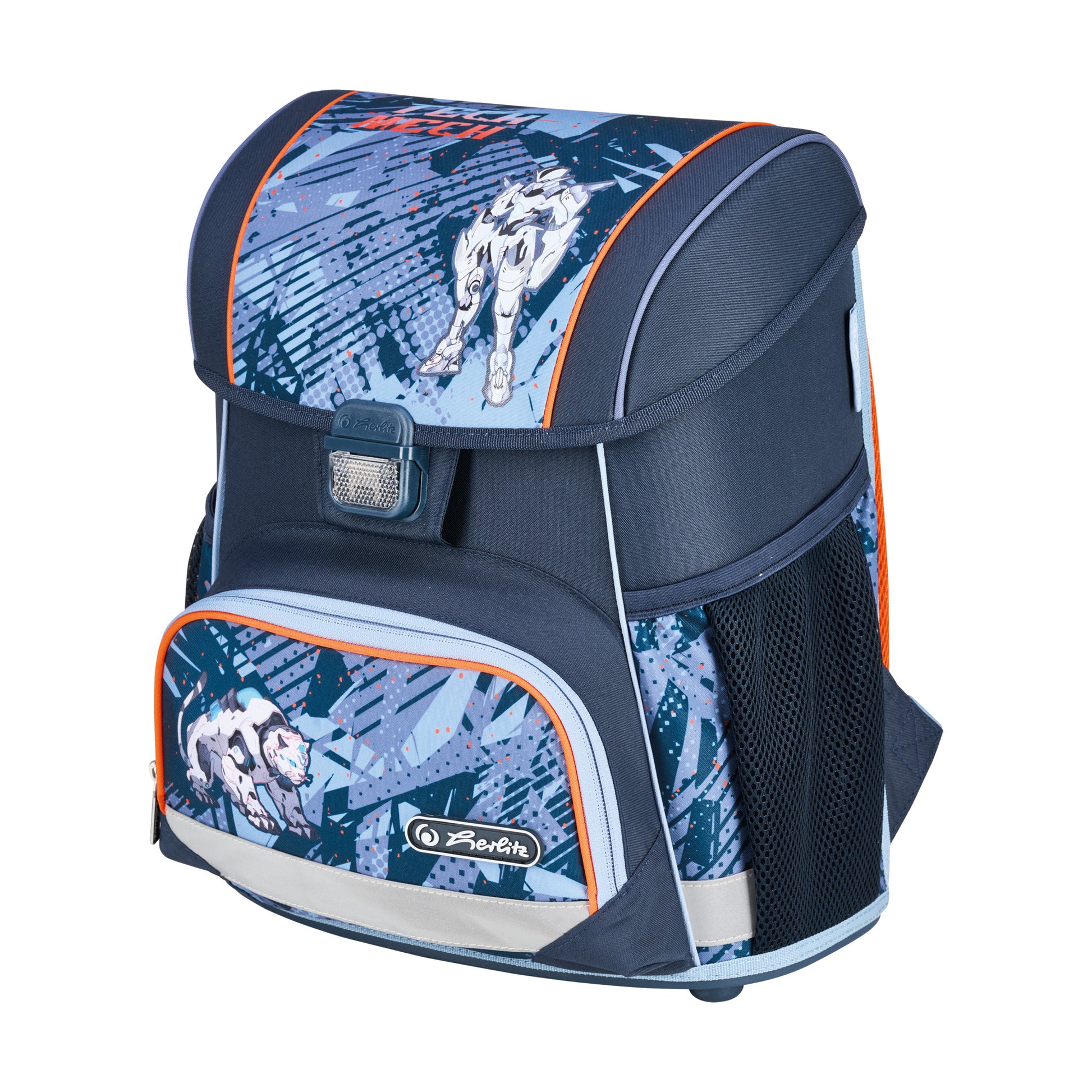 Herlitz Loop Plus – Schulrucksack-Set, Tech Mech, 17 l, 31×37×22 cm
