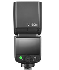 Godox V480S Blitzgerät – Leitzahl 50, 2200 mAh Akku, Blitzfolgezeit 1,7 s, TTL, HSS – für Sony – Schwarz