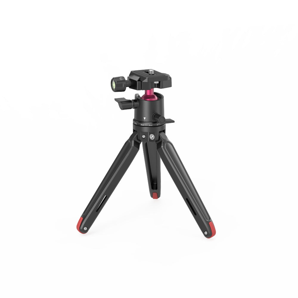SmallRig BUT2664 Mini-Stativ – bis 23 cm, Traglast 2 kg, Kugelkopf, 3/8" – Schwarz
