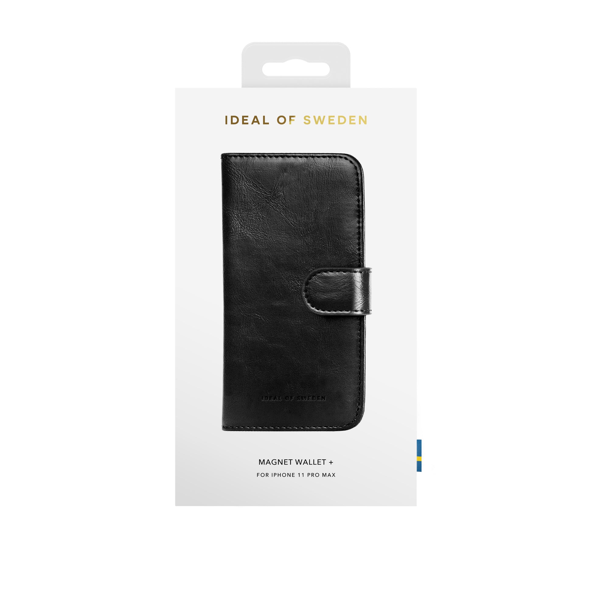 Ideal of Sweden – Booklet-Hülle – für Apple iPhone 11 Pro Max – schwarz – mit Kartenfach, Magnetverschluss