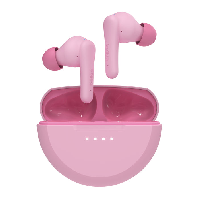 Belkin SoundForm Nano2 – True Wireless In-Ear Kopfhörer – Bluetooth – für Kinder, Pink