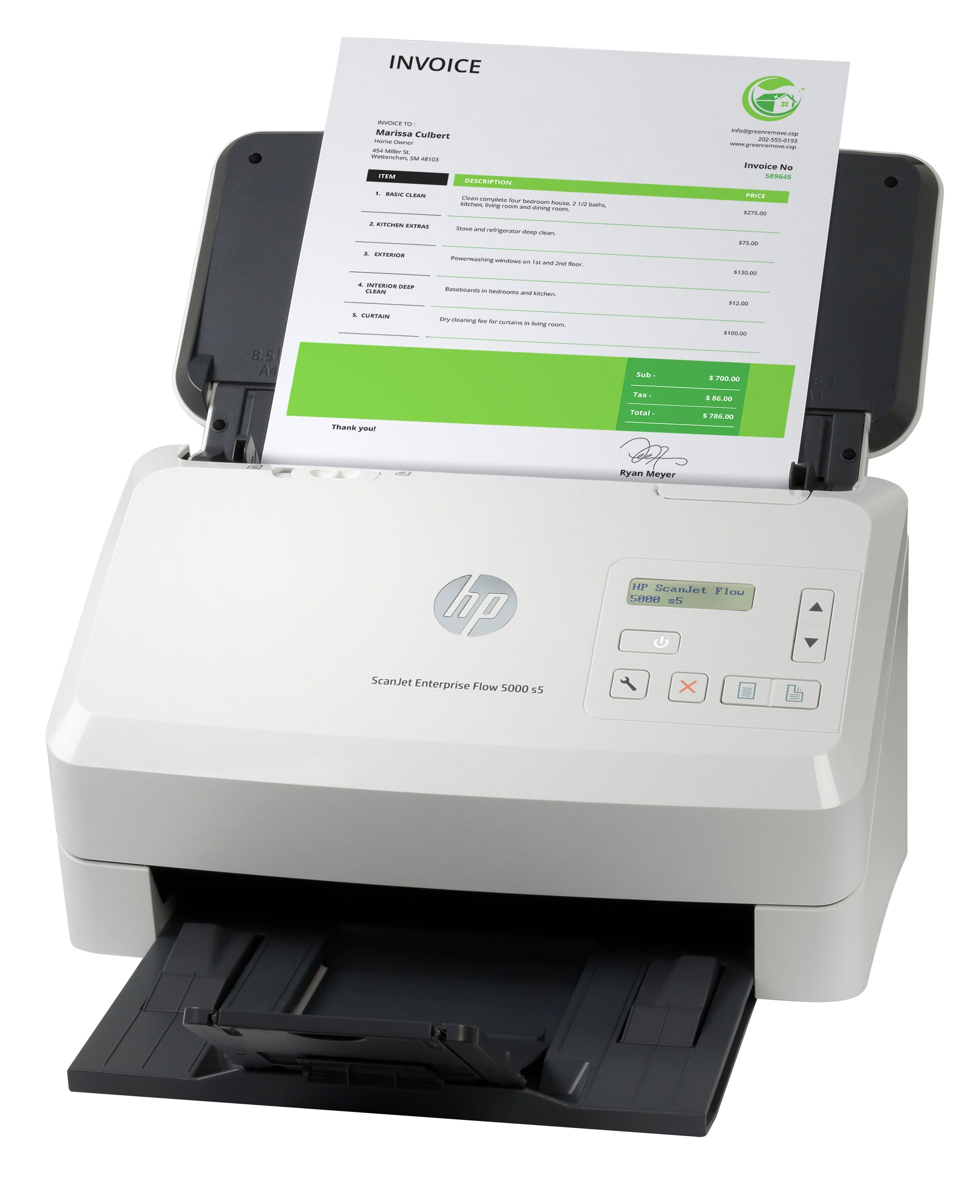 HP Scanjet Enterprise Flow 5000 – Dokumentenscanner, A4, 600 dpi