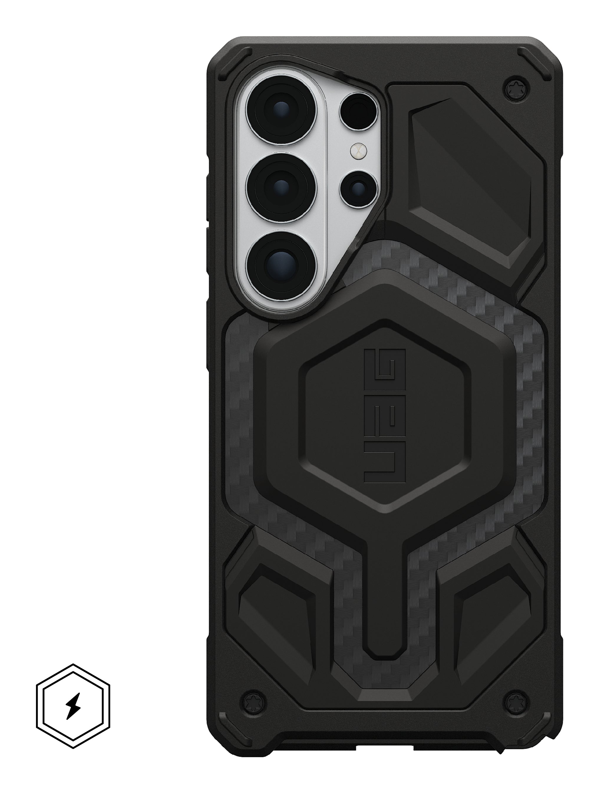 Urban Armor Gear UAG Monarch Pro – Rückcover – für Samsung Galaxy S26 Ultra, Schwarz, bis 7,6 m sturzsicher