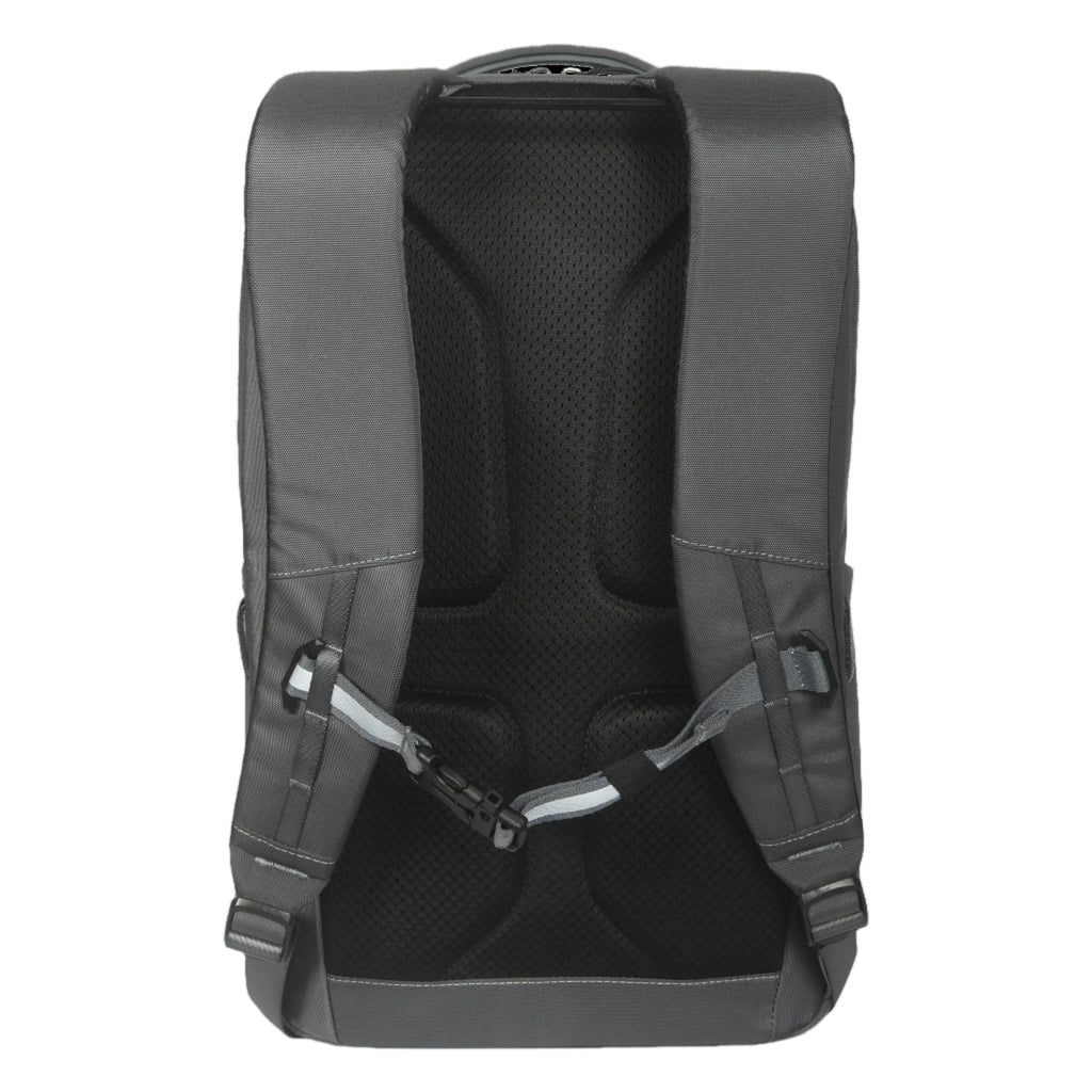 Targus Notebook-Rucksack Work+Play Trio – für 16", 20 l, aus recyceltem Material – Grau, 295 × 470 × 130 mm