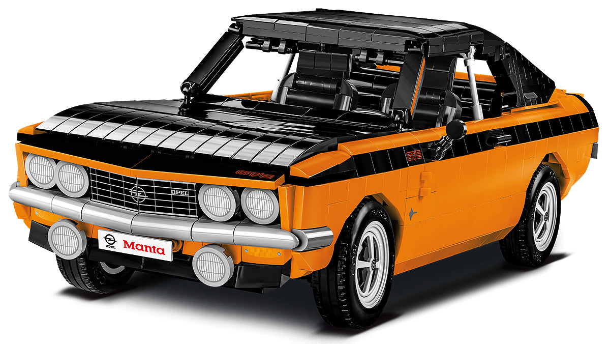 COBI Opel Manta A GT/E 1974 Bausteine – 1'938-teilig – 37 × 14,5 × 12 cm – ab 10 J. – Kunststoff – mehrfarbig