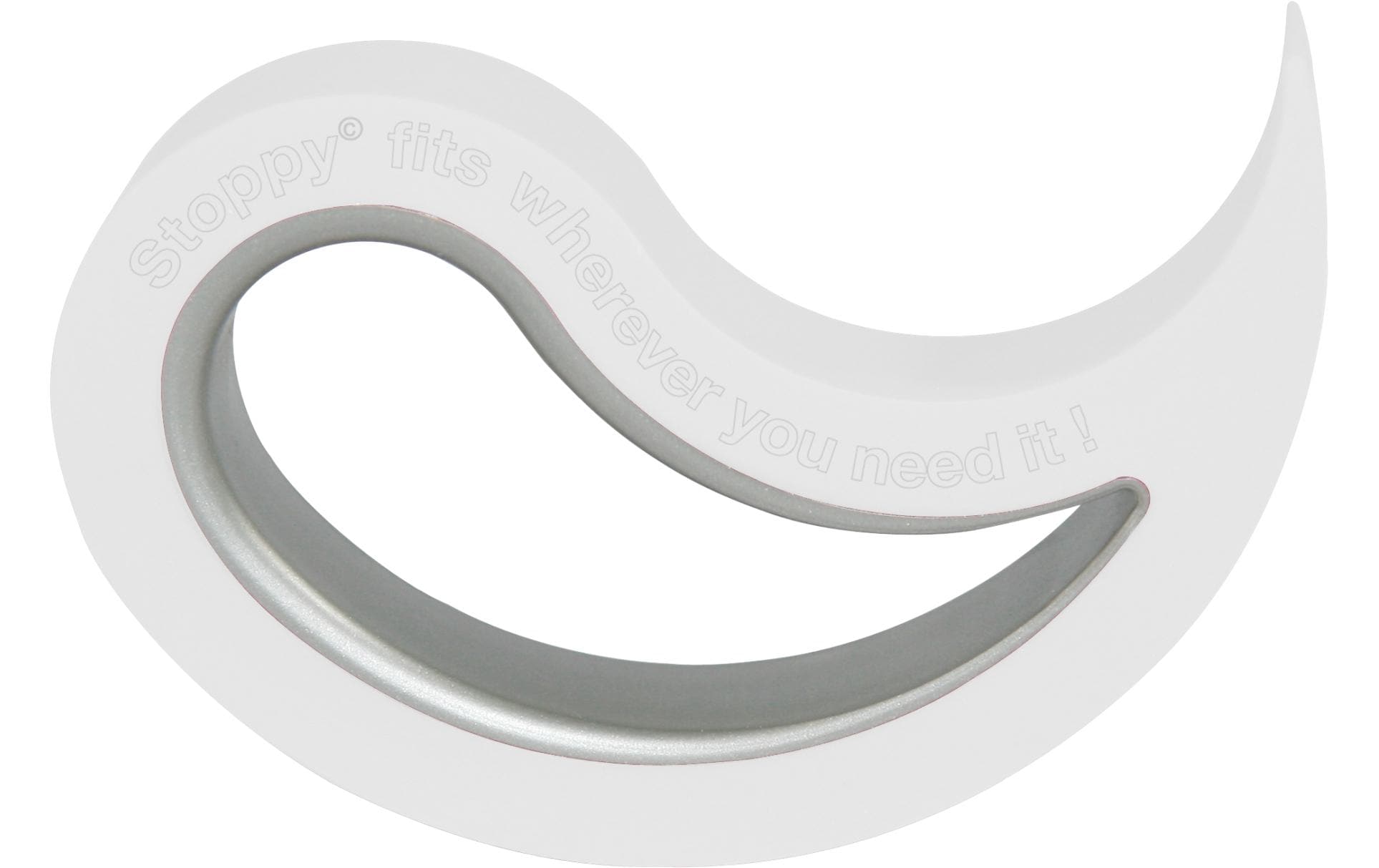 Cpc Türsicherung – TPE (aussen)/PP (innen), 100×55×20 mm, Weiss, 1 Stk.