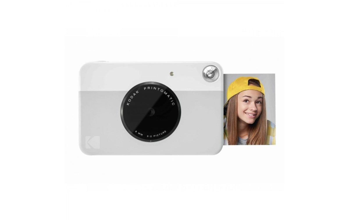 Kodak Printomatic – Kompaktkamera, Fotopapier 50,8×76,2 mm, akkubetrieben, grau