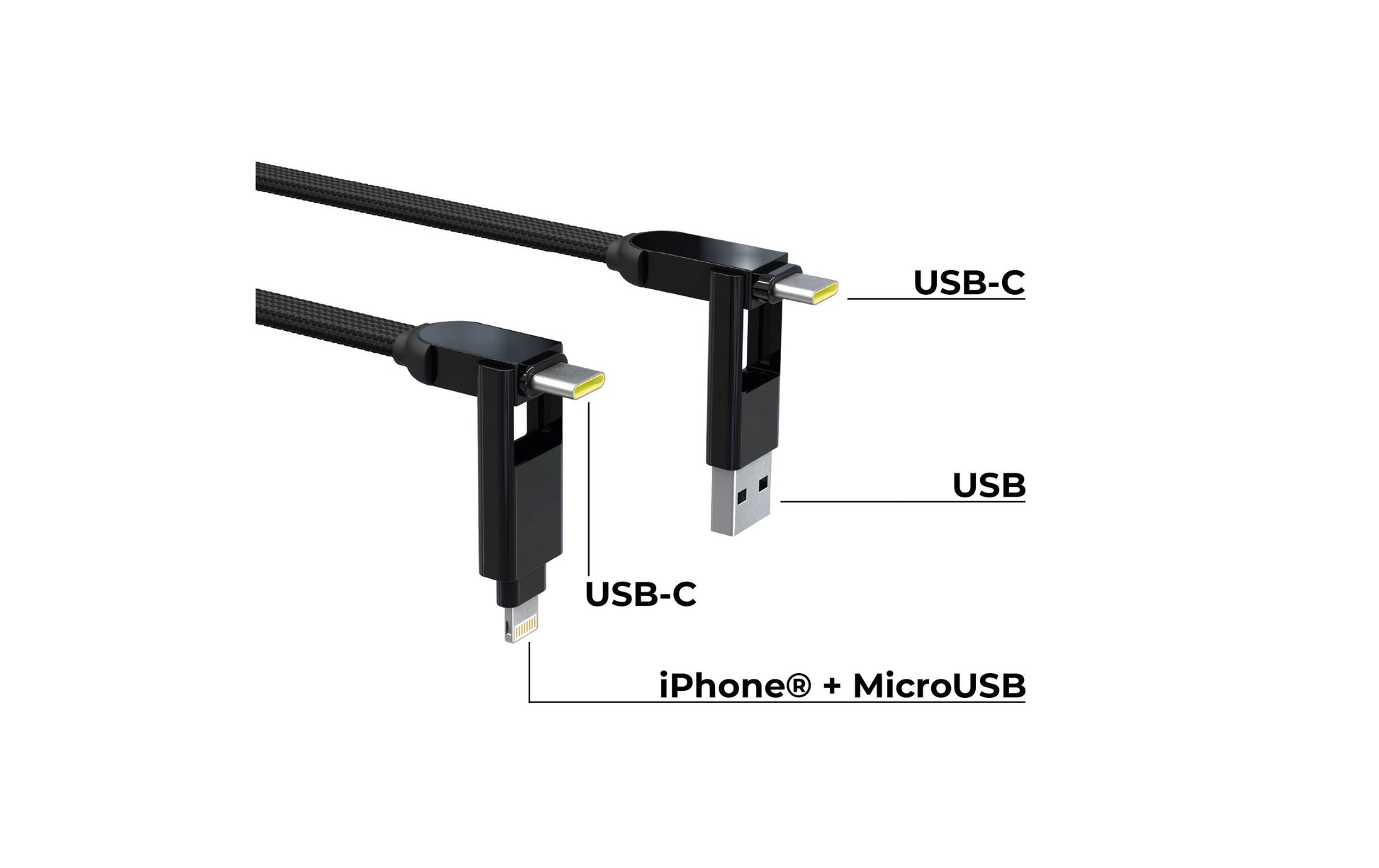 Rolling Square USB-Kabel, USB-C zu Lightning, 3 m, USB 2.0, Lade-/Datenkabel, für iPad, iPhone, iPod