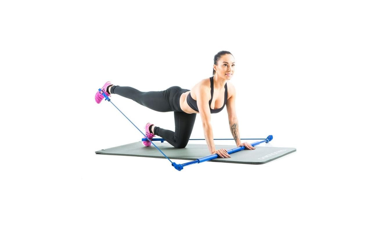 Gymstick Gummibänder – 30 × 1300 mm, blau, Polyurethan, Glasfaser, Nylon, Gummi, 530 g