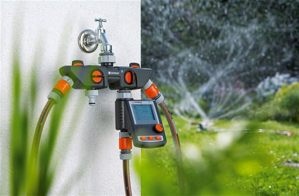 Gardena Wasserverteiler Ø 25,4 mm – Kunststoff – Grau, Orange, Silber – 8194-20