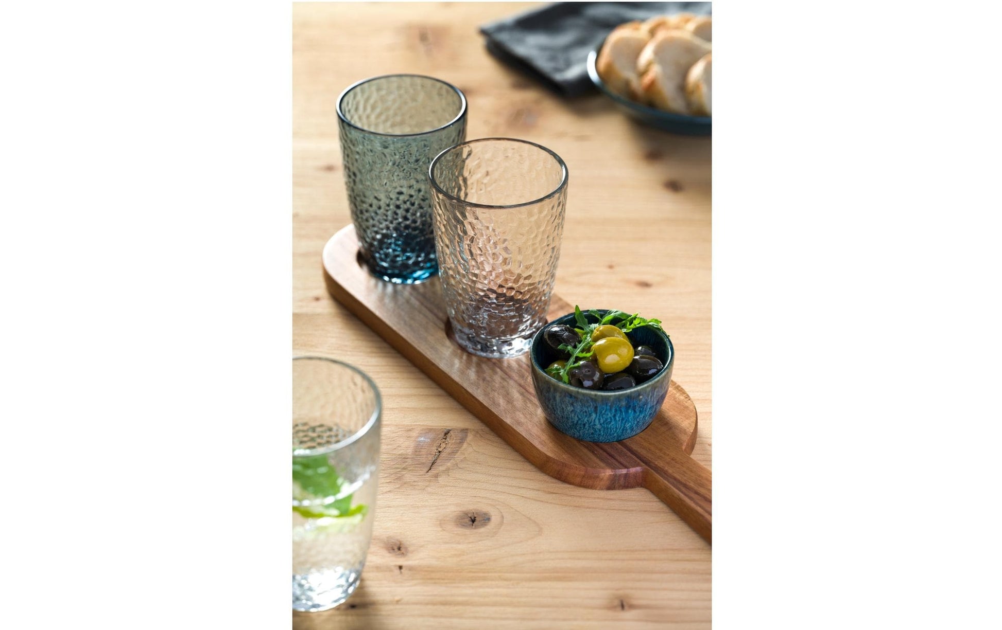 LEONARDO Trinkgläser – 4er Set, 340 ml, Ø 8,0 cm, H 12,0 cm, Kalk-Natron-Glas, Transparent, spülmaschinenfest