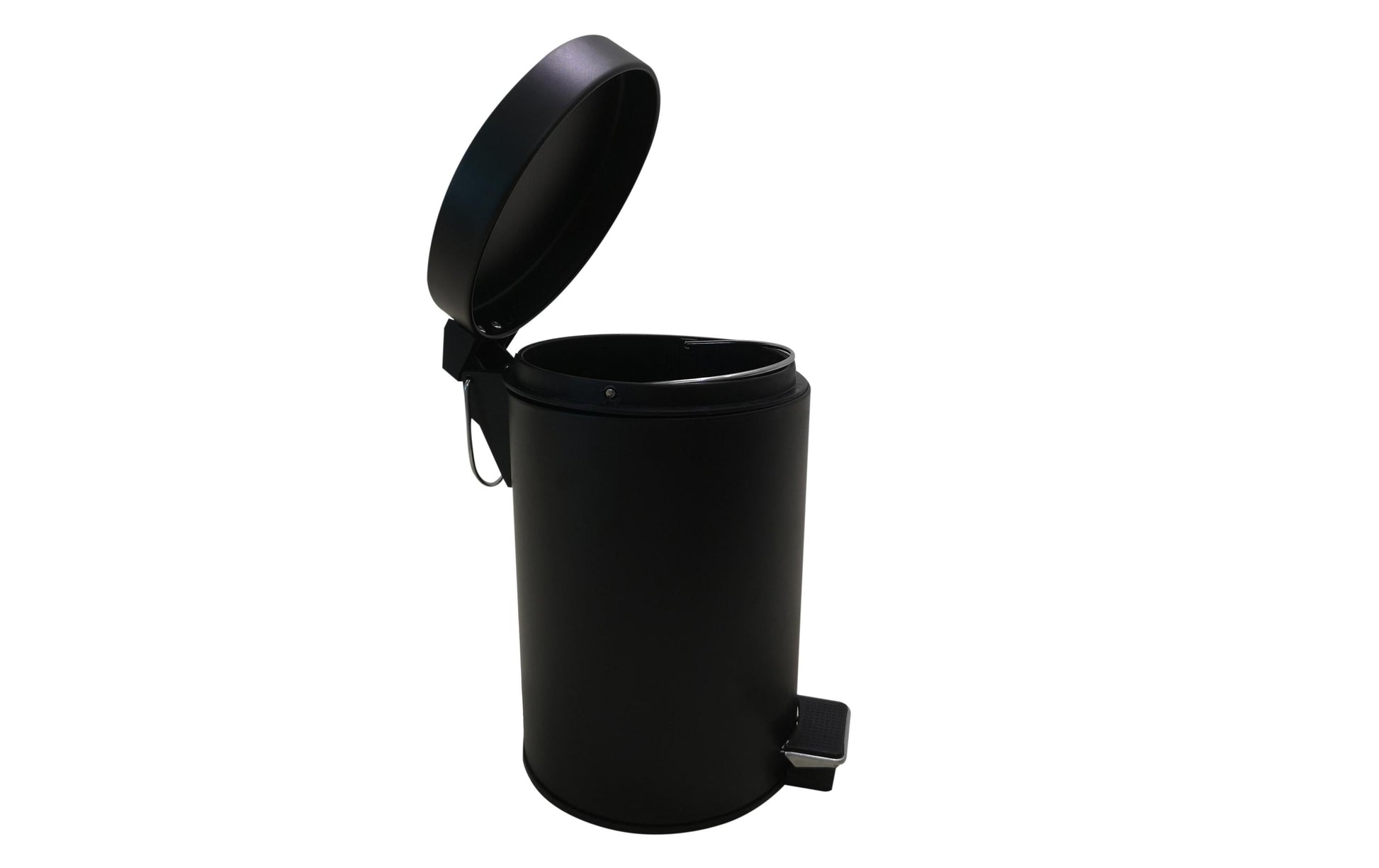 MSV Treteimer – 3 l – Stahl, rund – schwarz