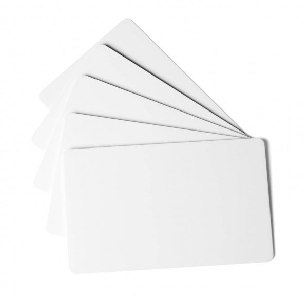Durable Druckkarten 85,6 × 53,98 mm, Weiss, Kunststoff – 100 Karten
