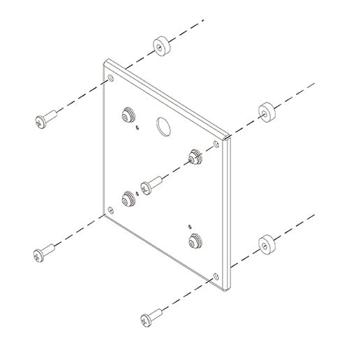 Chief FSB4041 Geräteplatte – bis 18,1 kg – für VESA 100×100–200×200 mm – Schwarz