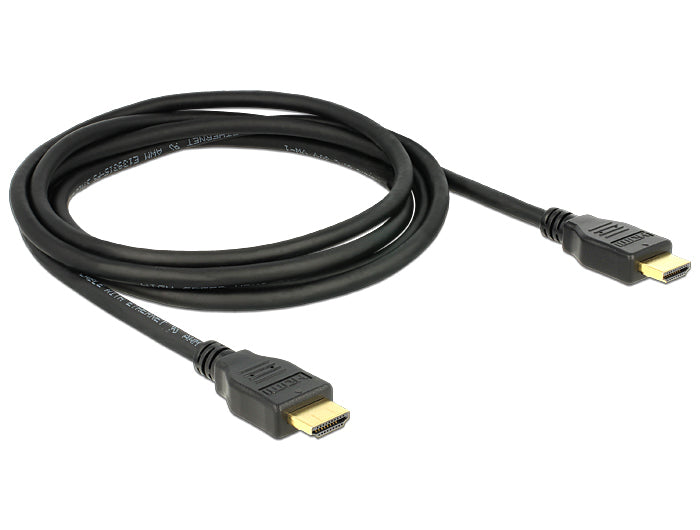 DeLOCK HDMI Kabel HDMI 2.0 – 4K 60 Hz – 2 m – Ethernet