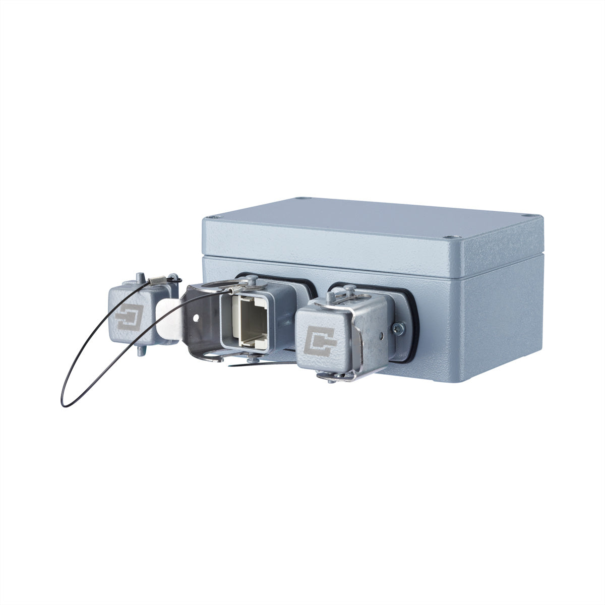 METZ CONNECT Aufputz-Box, 125×143,65×57 mm, Aluminium – Grau