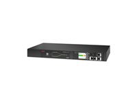 APC Rack-ATS – 230 V, 10 A, C14 IN, 12× C13 OUT, 1U – Schwarz