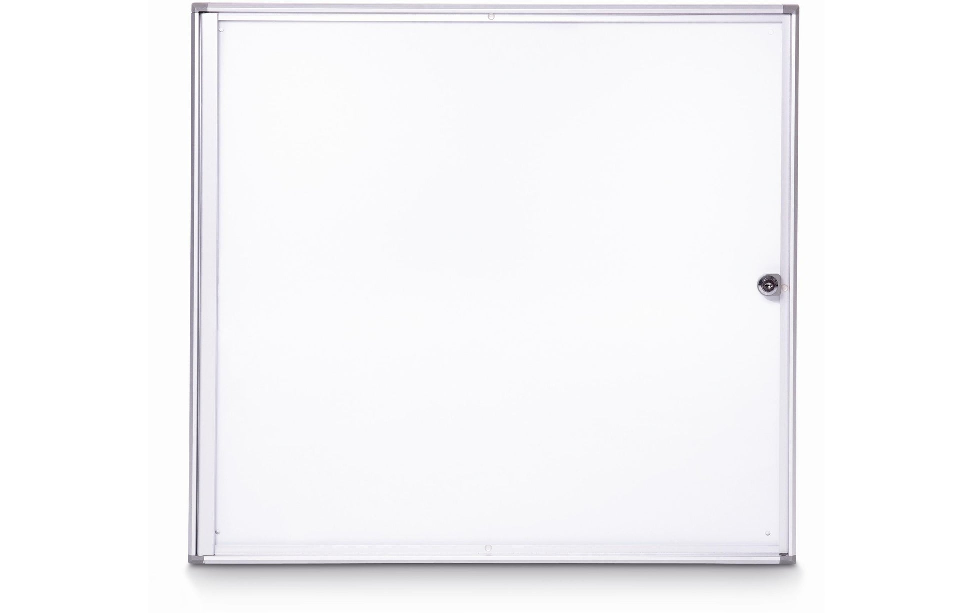 MAUL Schaukasten MAULextraslim, 6 × A4 – Aluminium, Acrylglas, abschliessbar, magnethaftend