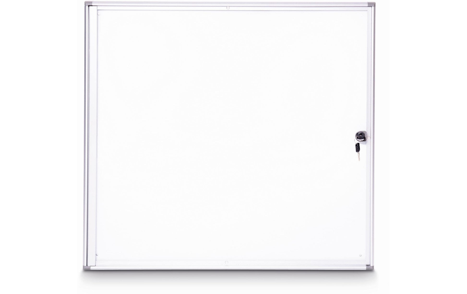 MAUL Schaukasten MAULextraslim, 6 × A4 – Aluminium, Acrylglas, abschliessbar, magnethaftend