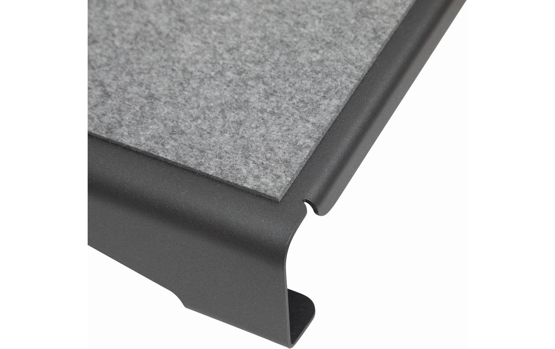 MAUL Fussstütze Flair – 40×30×6,4–11,2 cm, anthrazit