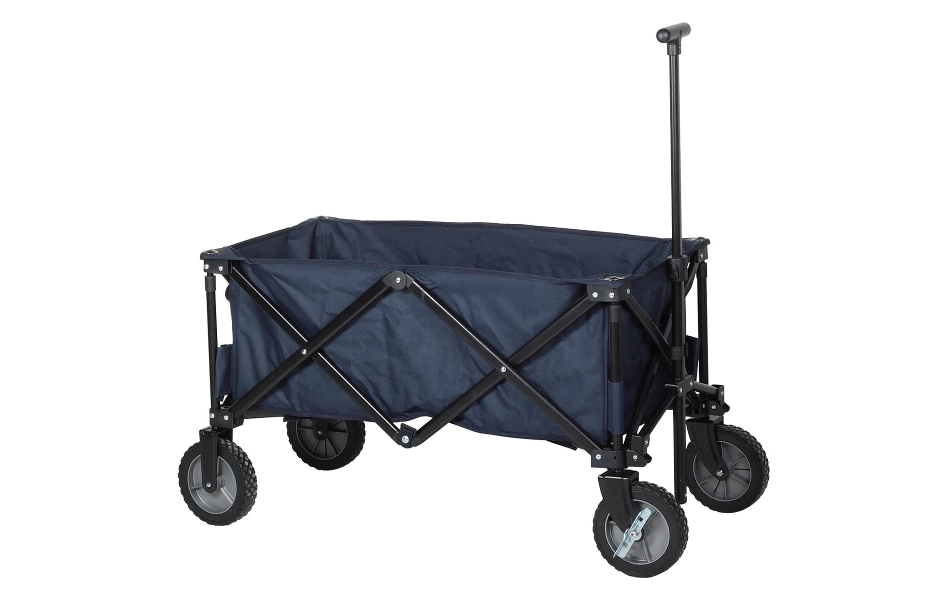 CamPart Travel Faltbarer Trolley – faltbar, Tragkraft 70 kg, 103 l – Dunkelblau, Polyester – HC-0910