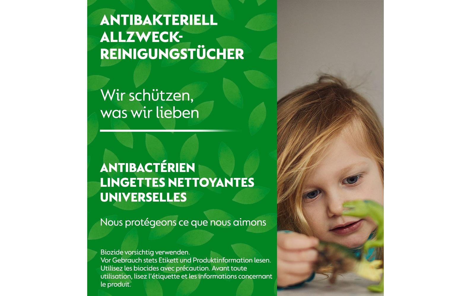 Dettol Allzweck-Reinigungstücher – Granatapfel-Duft – 60 Stk.