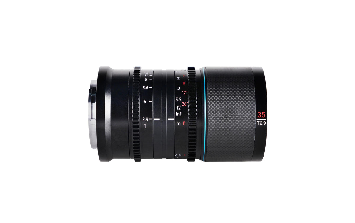 Sirui Saturn 35mm T2.9 1,6× Canon RF Objektiv – Manuell, Vollformat, Filter 58 mm