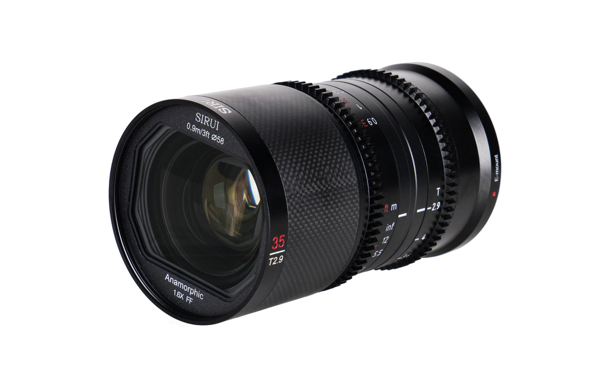 Sirui Saturn 35mm T2.9 1,6× Canon RF Objektiv – Manuell, Vollformat, Filter 58 mm