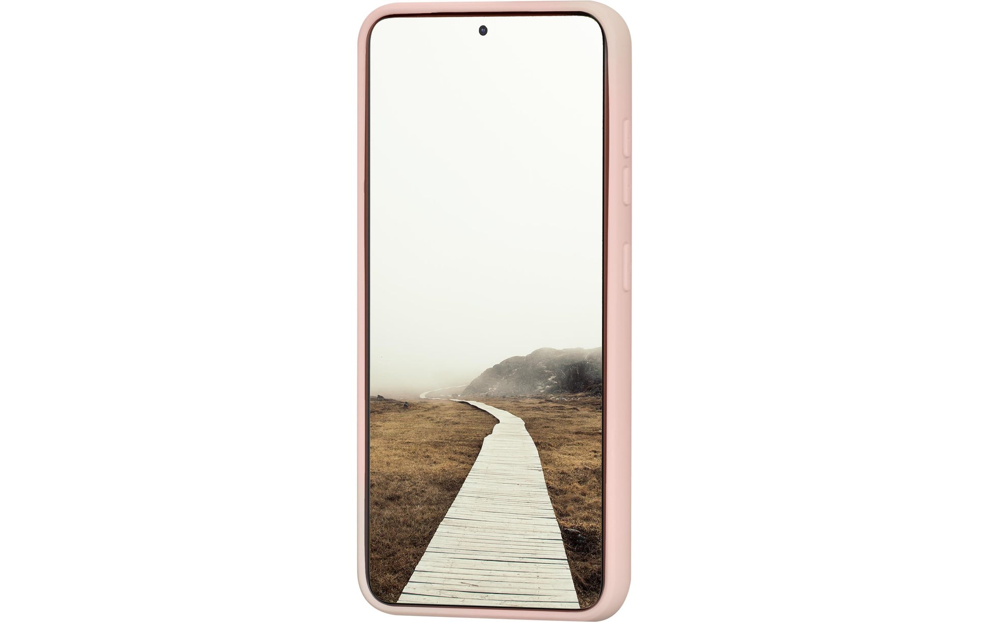 dbramante1928 Greenland Backcover – für Samsung Galaxy S23+, Recycling-Kunststoff, Pink Sand