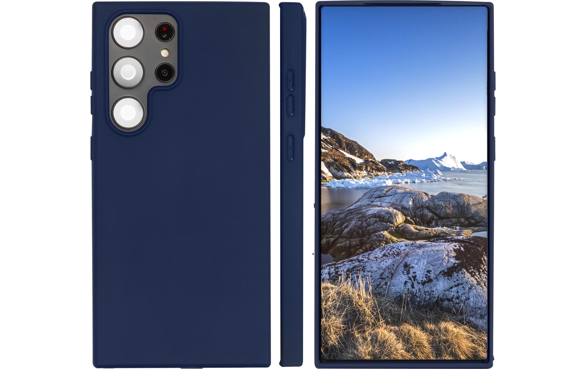 dbramante1928 Greenland Backcover – für Samsung Galaxy S23 Ultra, Recycling-Kunststoff, Pacific Blue