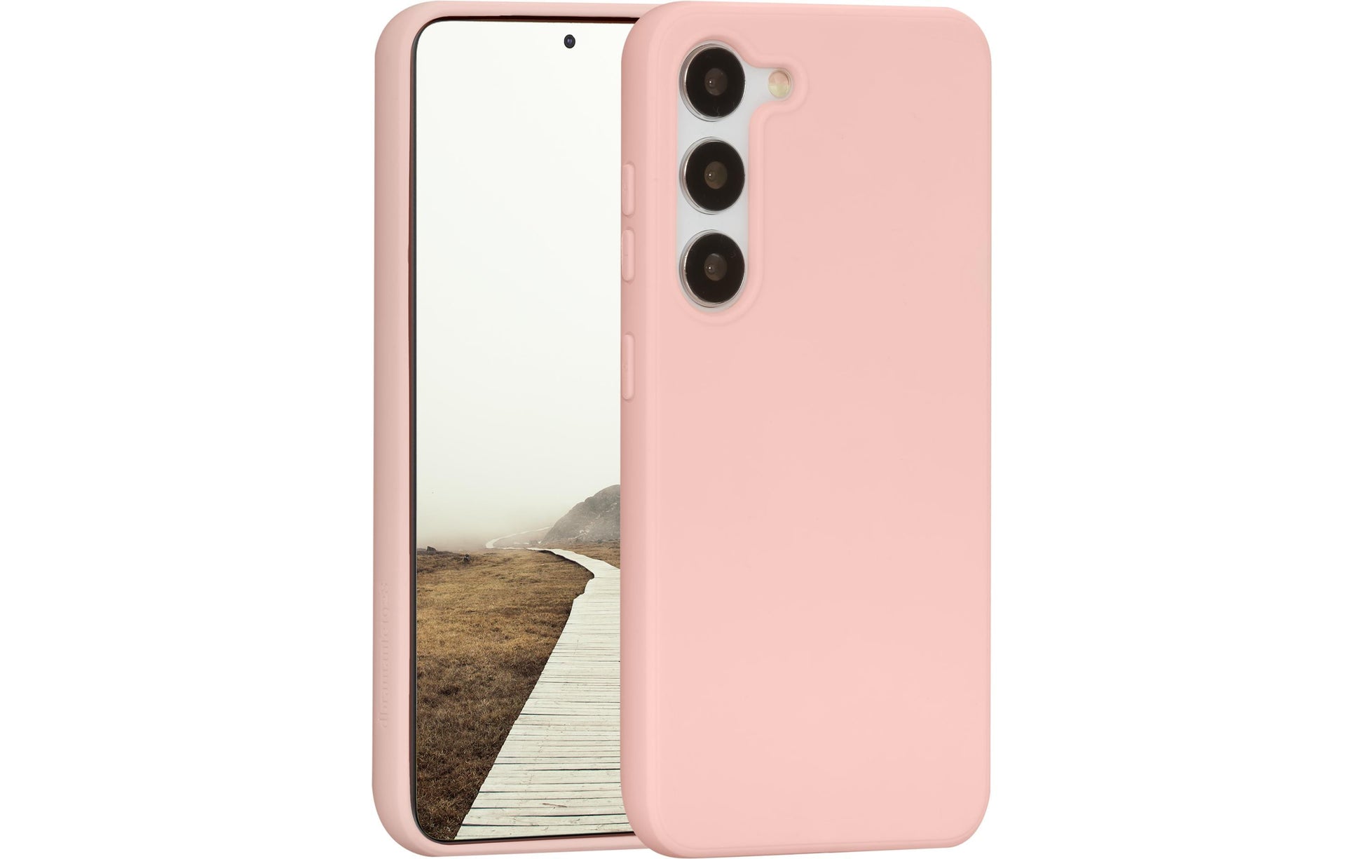 dbramante1928 Greenland Backcover – für Samsung Galaxy S23+, Recycling-Kunststoff, Pink Sand