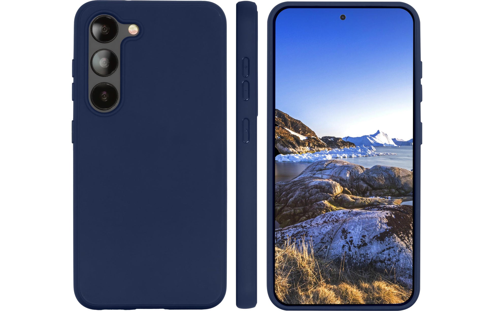 dbramante1928 Greenland Backcover – für Samsung Galaxy S23+, Recycling-Kunststoff, Pacific Blue