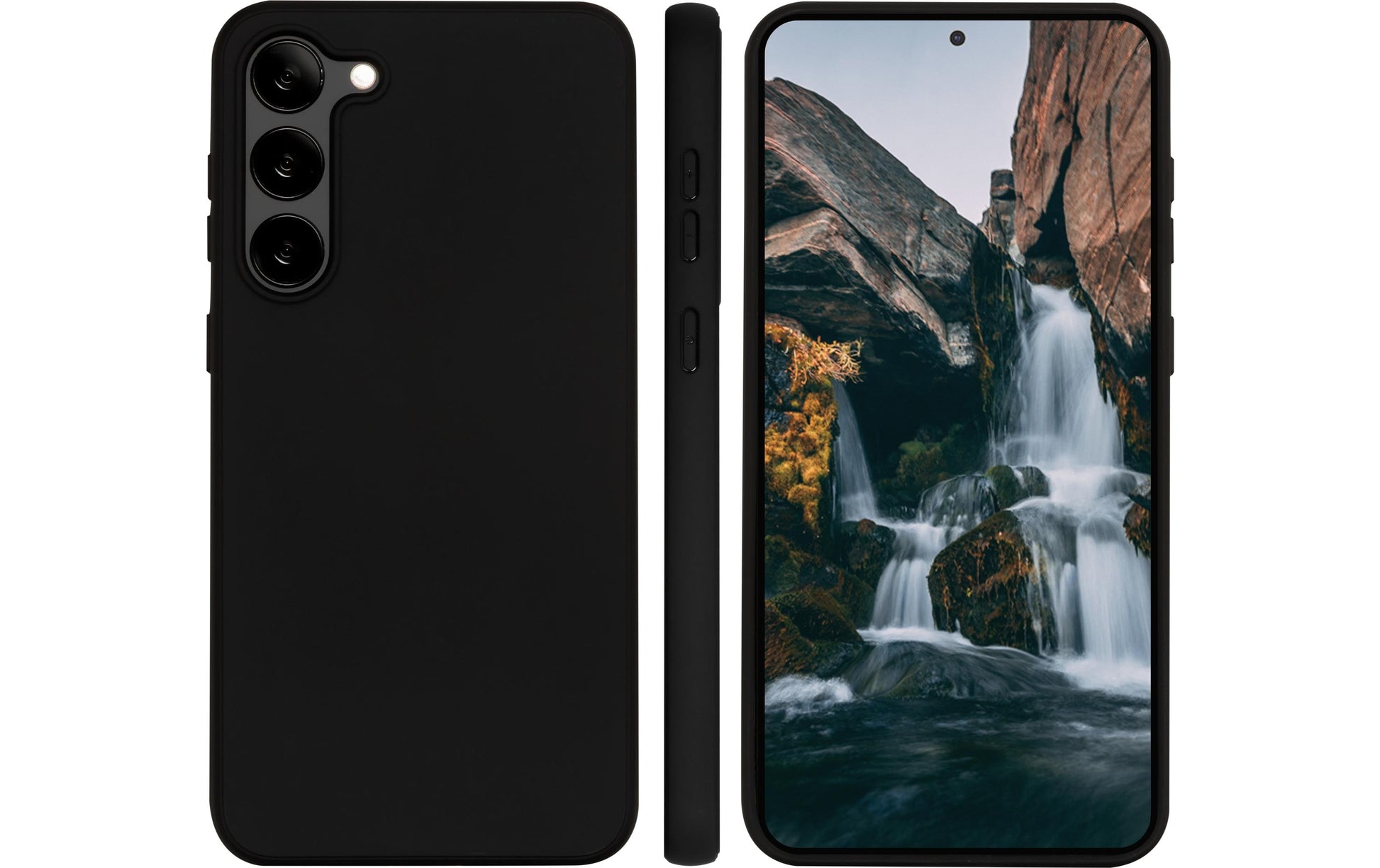 dbramante1928 Greenland Backcover – für Samsung Galaxy S23+, Recycelbarer Kunststoff, Night Black