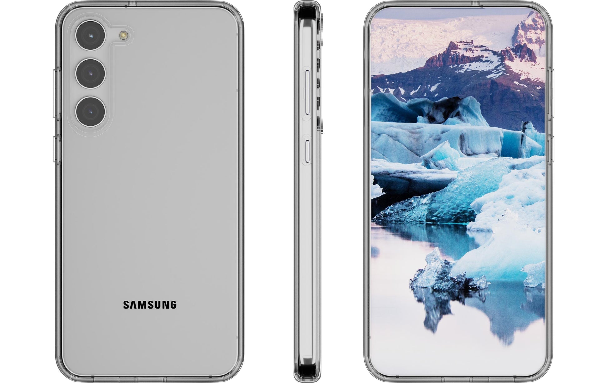 dbramante1928 Iceland Pro Backcover – für Samsung Galaxy S23+, Kunststoff, Transparent, bis 3 m Sturzschutz