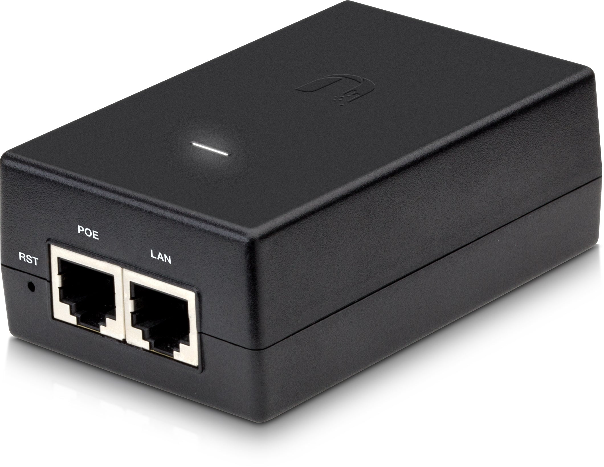 Ubiquiti POE-24-24W-G PoE-Injektor 24 W – 24 V PoE, Gigabit – RJ-45×2 (IN/OUT) – für PoE-Geräte – schwarz