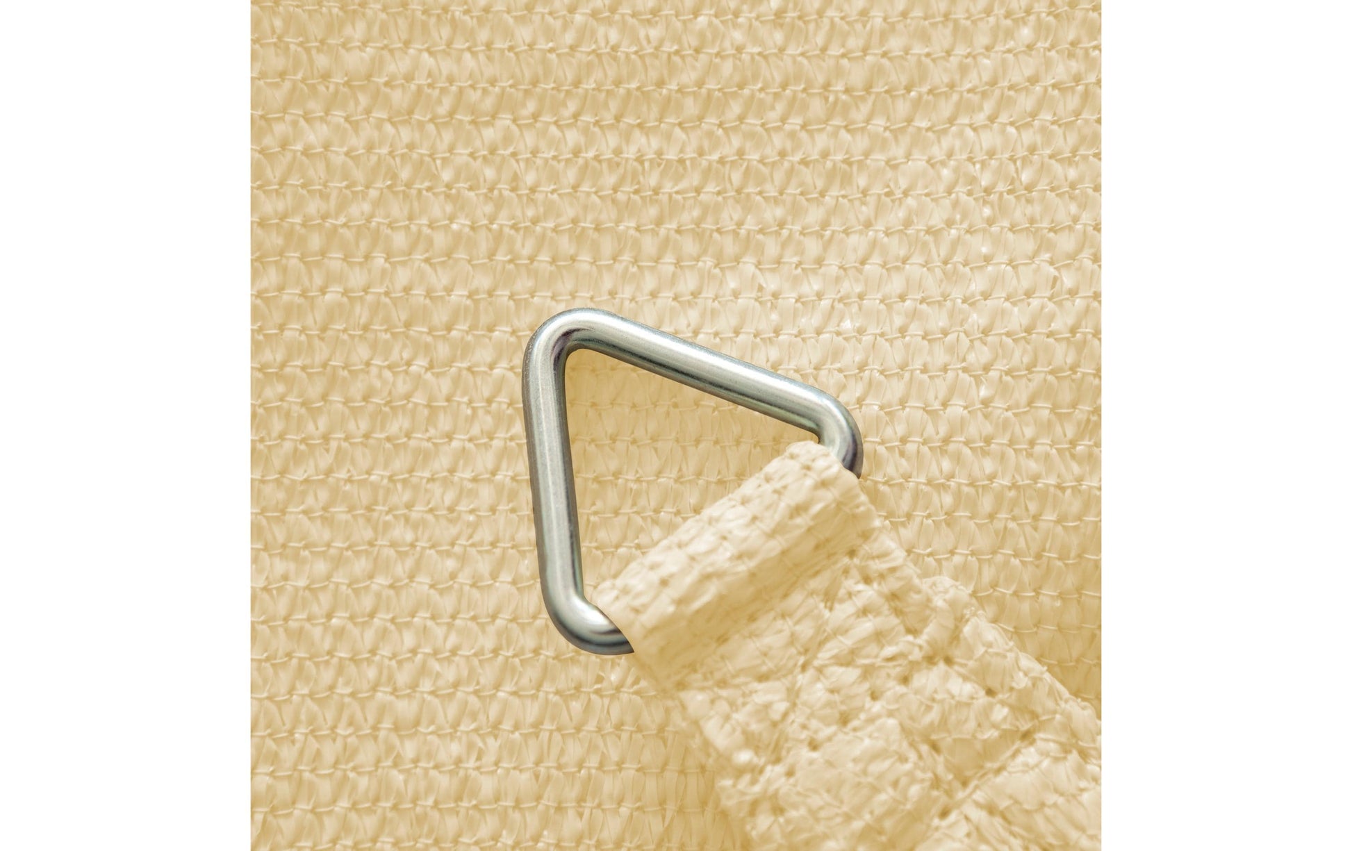 Windhager Sonnensegel – 500 × 500 cm, Champagner, Stoff