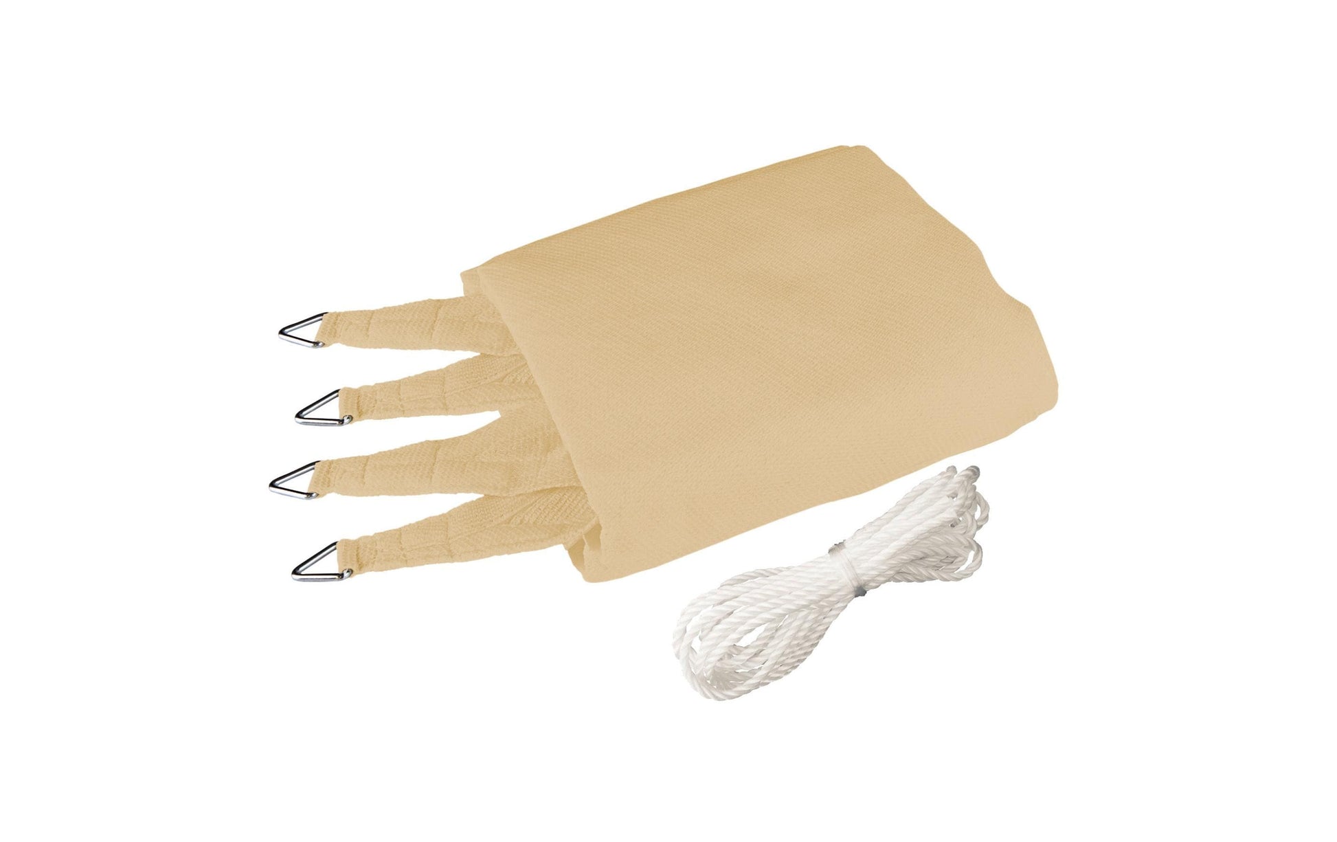 Windhager Sonnensegel Capri – 500 × 400 cm, Champagner, 225 g/m²