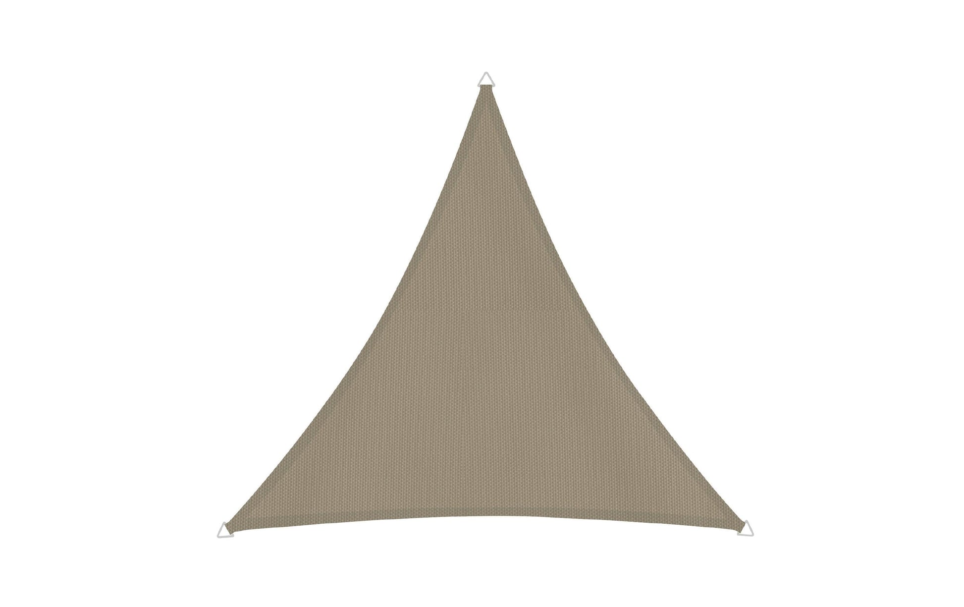 Windhager Sonnensegel Cannes – dreieckig 400 cm, Polyester, Taupe, wetterfest, UV-Schutz