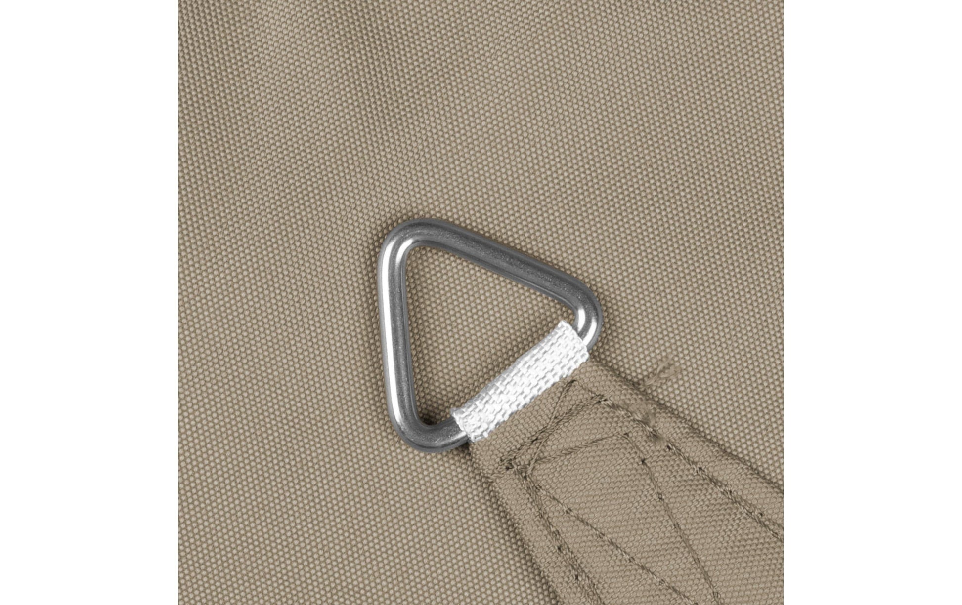Windhager Sonnensegel Cannes – dreieckig 400 cm, Polyester, Taupe, wetterfest, UV-Schutz