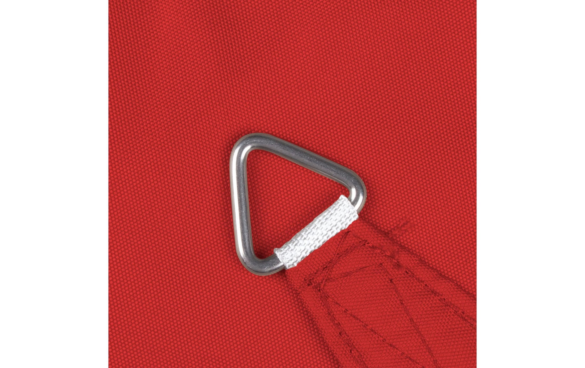 Windhager Dreieckiges Sonnensegel 300 × 300 cm, rot, Polyester, UV-Schutz 50+, wetterfest, für den Aussenbereich