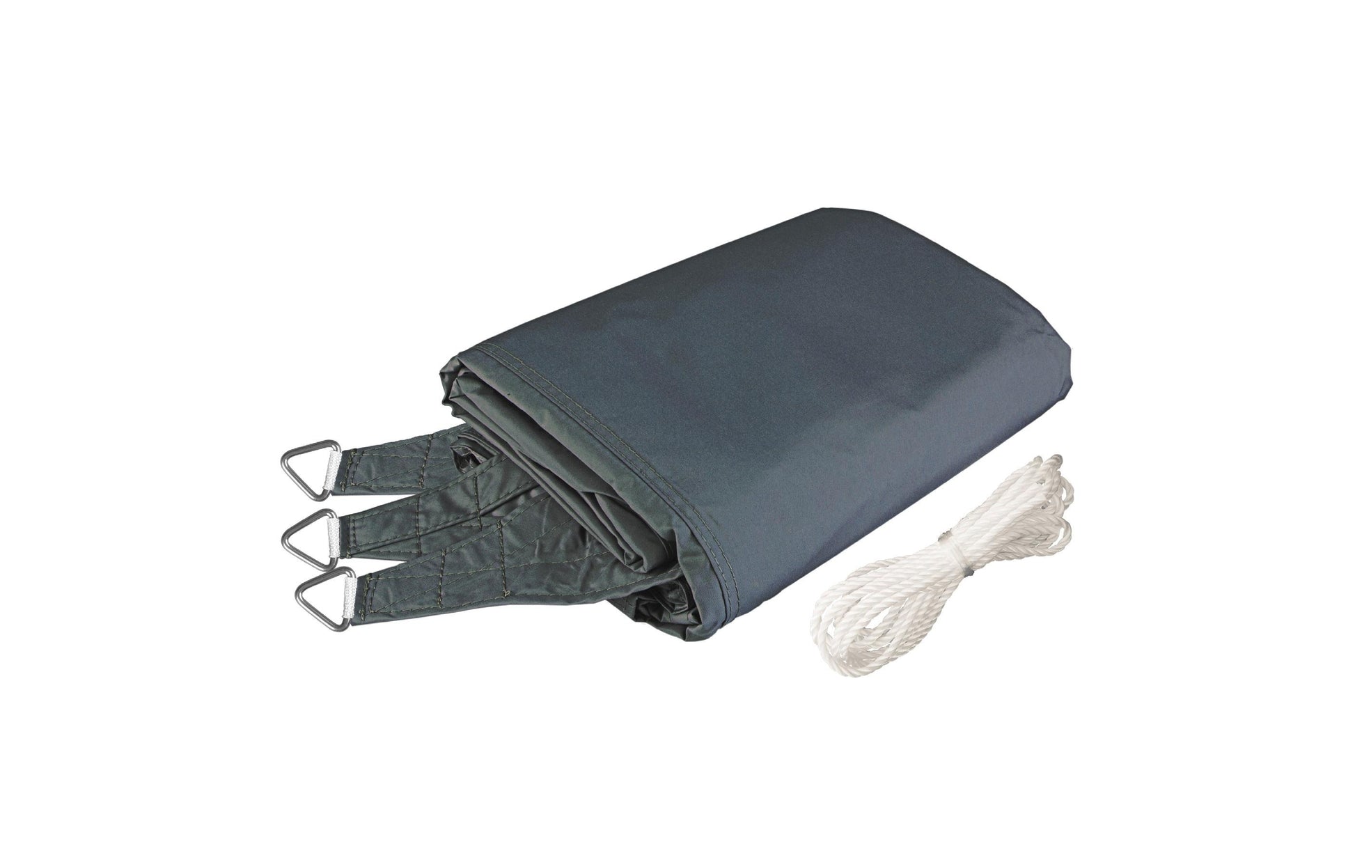 Windhager Sonnensegel Cannes – Dreieckig, 400 cm, Anthrazit, Polyester, 180 g/m²
