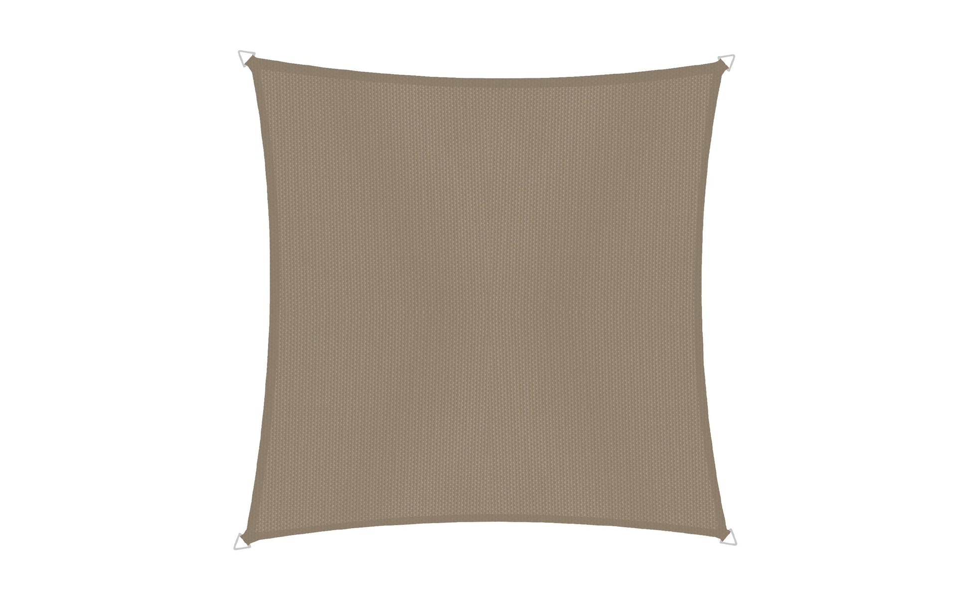 Windhager Dreieck-Sonnensegel 500 × 500 cm, taupe, Polyester, UV-Schutz 50+, wasserabweisend, für Aussenbereich