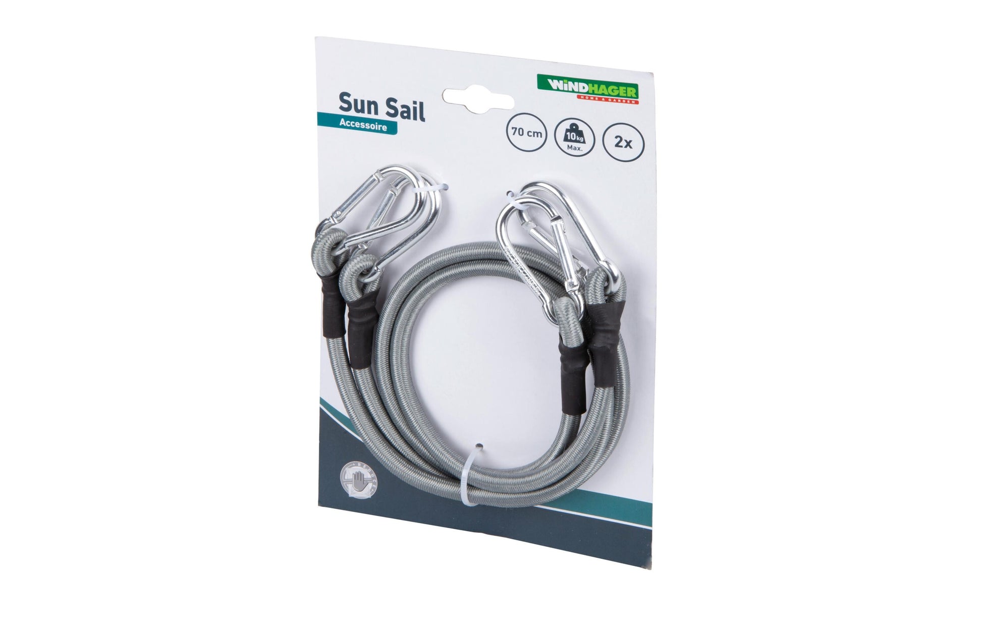 Windhager Schnur – 0,7 m, grau