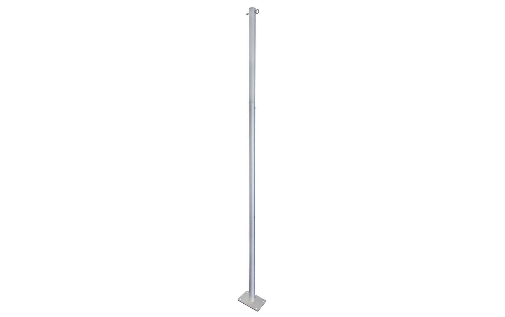 Windhager Mast – 4,8 × 243 cm – Aluminium & Stahl, Grau
