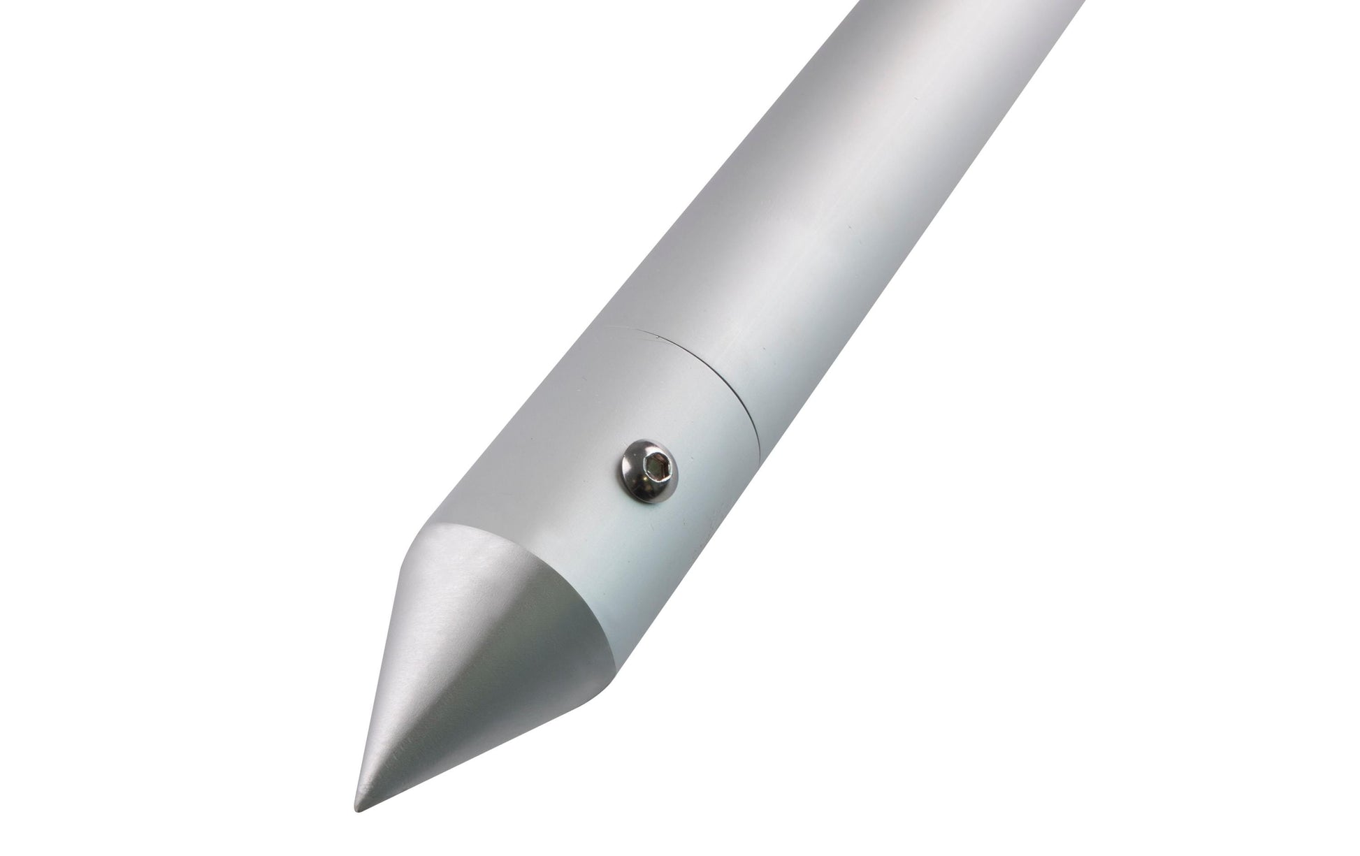 Windhager Mast – 4,8 × 243 cm – Aluminium & Stahl, Grau
